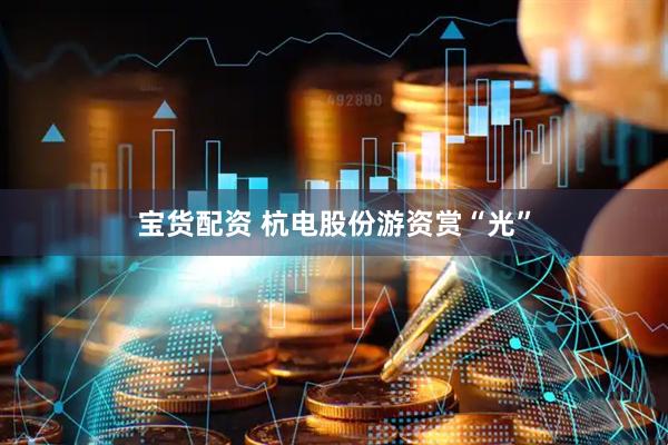 宝货配资 杭电股份游资赏“光”