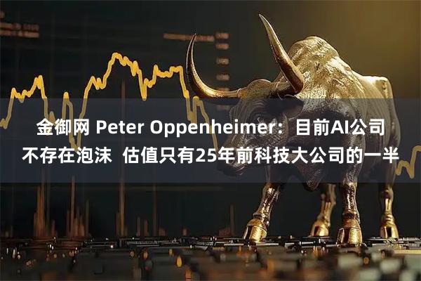 金御网 Peter Oppenheimer：目前AI公司不存在泡沫  估值只有25年前科技大公司的一半